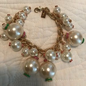 NWT Lilly Pulitzer Goodie Goodie Bracelet pearl